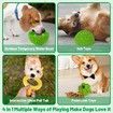 Dog Toys for Aggressive Chewers, Bionic Durian Interactive Dog Toys, Tough Puppy Dog Chew Toys for Small Medium Large Breed
