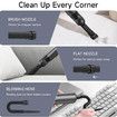 Handheld Vacuum Cordless,Car Vacuum Portable Cordless Lightweight with Strong Suction, Portable Mini Vacuum for Home/Car/Office, White