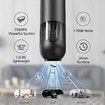 Handheld Vacuum Cordless,Car Vacuum Portable Cordless Lightweight with Strong Suction, Portable Mini Vacuum for Home/Car/Office, White