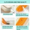 Self Cleaning 3 in 1 Pet Brush,Steam Cat & Dog Brush for Shedding & Grooming (Orange)