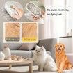 Self Cleaning 3 in 1 Pet Brush,Steam Cat & Dog Brush for Shedding & Grooming (Orange)