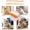 Self Cleaning 3 in 1 Pet Brush,Steam Cat & Dog Brush for Shedding & Grooming (Orange)