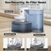 Smart Pet Water Fountain,3L Large Capacity Wireless Cat Water Fountain,Automatic Water Dispenser,Rechargeable Pet Water Dispenser