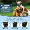 Dog Muzzle,Soft Air Mesh Pet Muzzle,Front Opening Design,Breathable,Adjustable,Prevents Biting Scavenging,Dog Mouth Cover Allows Drinking (Black,L)