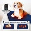 Dogs Cats Puppies Electric Heating Pet Bed Blanket Thermal Mat Protection Temperature Display 90cm x 60cm