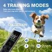 Dog Shock Collar with Remote Control,IP67 Waterproof Dog Training Collars with LED,4 Training Modes,Lock Setting,1600FT Rechargeable E-Collar