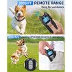 Dog Shock Collar with Remote Control,Rechargeable Dog Training Collar,IPX7 Waterproof E Collar for Dogs with 4 Safe Modes Flashlight Beep Vibration Shock