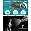 Dog Shock Collar with Remote Control,Rechargeable Dog Training Collar,IPX7 Waterproof E Collar for Dogs with 4 Safe Modes Flashlight Beep Vibration Shock