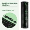 Seedling Heat Mat MET certified Starter Grow Plant Heated Germination Warming Pad Starter Grow Digital Temperature Controller 160W