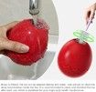 Dino Egg-Shaped Slow Feeder Dog Toy - Interactive Treat Dispenser Tough Chew Toys for Dogs Color Red