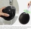 Dino Egg-Shaped Slow Feeder Dog Toy - Interactive Treat Dispenser Tough Chew Toys for Dogs Color Black