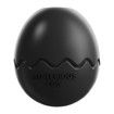Dino Egg-Shaped Slow Feeder Dog Toy - Interactive Treat Dispenser Tough Chew Toys for Dogs Color Black