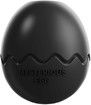 Dino Egg-Shaped Slow Feeder Dog Toy - Interactive Treat Dispenser Tough Chew Toys for Dogs Color Black