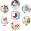 Visual Timer for Kids, 60-Minute Timer for Classroom Office Kitchen, Countdown Clock Timer for Children, Homeschool Supplies Study Tool (Blue and Red)