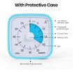 Visual Timer for Kids, 60-Minute Timer for Classroom Office Kitchen, Countdown Clock Timer for Children, Homeschool Supplies Study Tool (Blue)