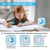 Visual Timer for Kids, 60-Minute Timer for Classroom Office Kitchen, Countdown Clock Timer for Children, Homeschool Supplies Study Tool (Blue)