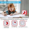 Visual Timer for Kids, 60-Minute Timer for Classroom Office Kitchen, Countdown Clock Timer for Children, Homeschool Supplies Study Tool (Red)