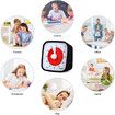 Visual Timer for Kids, 60-Minute Timer for Classroom Office Kitchen, Countdown Clock Timer for Children, Homeschool Supplies Study Tool (Black)