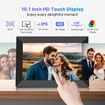 Uhale Digital Picture Frame WiFi 10.1 inch HD IPS Touch Screen Electronic Picture Frame Slideshow Smart Loop Digital Photo Frame (2Pack)