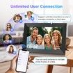 Uhale Digital Picture Frame WiFi 10.1 inch HD IPS Touch Screen Electronic Picture Frame Slideshow Smart Loop Digital Photo Frame (2Pack)