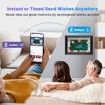Uhale Digital Picture Frame WiFi 10.1 inch HD IPS Touch Screen Electronic Picture Frame Slideshow Smart Loop Digital Photo Frame (2Pack)