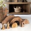 Empty Tomb Easter Scene and Cross Decoration, Wooden Easter Resurrection Scene Cross Jesus Tomb Tray Set, Jesus Nativity Scene Decor