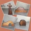 Empty Tomb Easter Scene and Cross, Wooden Empty Tomb Jesus Tomb Easter Tomb Decor Suitable for Religious Home Office Desktop Decoration