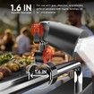 Grill Light,Outdoor 360 Degree Flexible BBQ Light with 10 Super Bright LED Lights,BBQ Grill Accessories with Sturdy C-Clamp Fits Most Handle