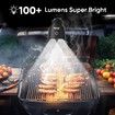Grill Light,Outdoor 360 Degree Flexible BBQ Light with 10 Super Bright LED Lights,BBQ Grill Accessories with Sturdy C-Clamp Fits Most Handle