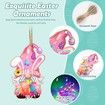 36Pcs Easter Decorations, with Lights, Easter Tree Decoration Easter Wooden Hanging Decorations