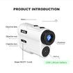 1000YDS Laser Range Finder Golf Rangefinder with Slope and Pin Lock Vibration External Slope Switch for Golf Tournament Legal