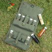 Green Outdoor Portable Seasoning Bottle Set Camping BBQ Jar Combo Car Seasoning Bag Including Ten Bottles