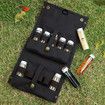 Black Outdoor Portable Seasoning Bottle Set Camping BBQ Jar Combo Car Seasoning Bag Including Ten Bottles