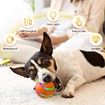 Vibrating Dog Ball,Moving Dog Ball,Shaky Ball Toy for Dogs,Interactive Bouncing Ball,Automatic Moving Dog Toy Ball,Shaking Dog Ball (Orange)