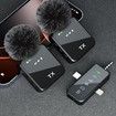 3 in 1 Microphone for iPhone, Android, Camera, Wireless Lavalier Microphone for Record Interview, Vlogs, YouTube, Tiktok