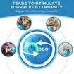 Vibrating Dog Ball,Moving Dog Ball,Shaky Ball Toy for Dogs,Interactive Bouncing Ball,Automatic Moving Dog Toy Ball,Shaking Dog Ball (Blue)