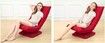 Floor Sofa Bed Chair Couch Lounge Recliner Folding 360 Degree Swivel Lazy Lounger Adjustable Chaise Ground Seat
