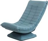 Floor Sofa Bed Chair Couch Lounge Recliner Folding 360 Degree Swivel Lazy Lounger Adjustable Chaise Ground Seat