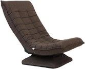 Floor Sofa Bed Chair Couch Lounge Recliner Folding 360 Degree Swivel Lazy Lounger Adjustable Chaise Ground Seat