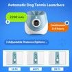 Automatic Dog Ball Launcher Indoor/Outdoor Interactive Dog Toy with Three Ranges Suitable for Small and Medium-Sized Dogs-Blue