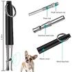 Dog Whistle,2 Pack Professional Ultrasonic Dog Whistle,Recall Training,Stop Barking Control Devices with Black Lanyard