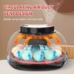 Egg Incubator Hatching Chick Automatic Turning Stop Candler Hatch Days Humidity Display Control 12 Egg Poultry