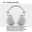Wireless Bluetooth Headphones,Stereo Headsets,Rechargeable Earphones with Voice Chat Function and Call,Soft Cushion Headset Long Playtime Color Silver