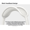 Wireless Bluetooth Headphones,Stereo Headsets,Rechargeable Earphones with Voice Chat Function and Call,Soft Cushion Headset Long Playtime Color Silver