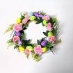 Easter Egg Wreath 45cm Front Door Artificial Green Hanging on Home Indoor Outdoor Front Door Wall Decorations Easter Decor Multicolor