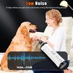 Dog Nail Grinder with Trimmers,Clippers Kit for Large Medium Small Dogs & Cats,Electric 2-Speed Rechargeable Pet Nail Grinder with Light