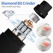Electric Rechargeable Dog Nail Grinder with UV & Interactive Lights with 4-Speed,Nail Clippers for All Type Dogs Cat(Black)