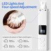 Electric Rechargeable Dog Nail Grinder with UV & Interactive Lights with 4-Speed,Nail Clippers for All Type Dogs Cat(White)