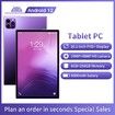 Android 13 Tablet 10.1 Inch 8+256GB IPS HD Screen Bluetooth 24+48MP Dual Camera 4G WiFi Color Purple