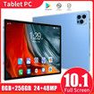 Android 13 Tablet 10.1 Inch 8+256GB IPS HD Screen Bluetooth 24+48MP Dual Camera 4G WiFi Color Blue